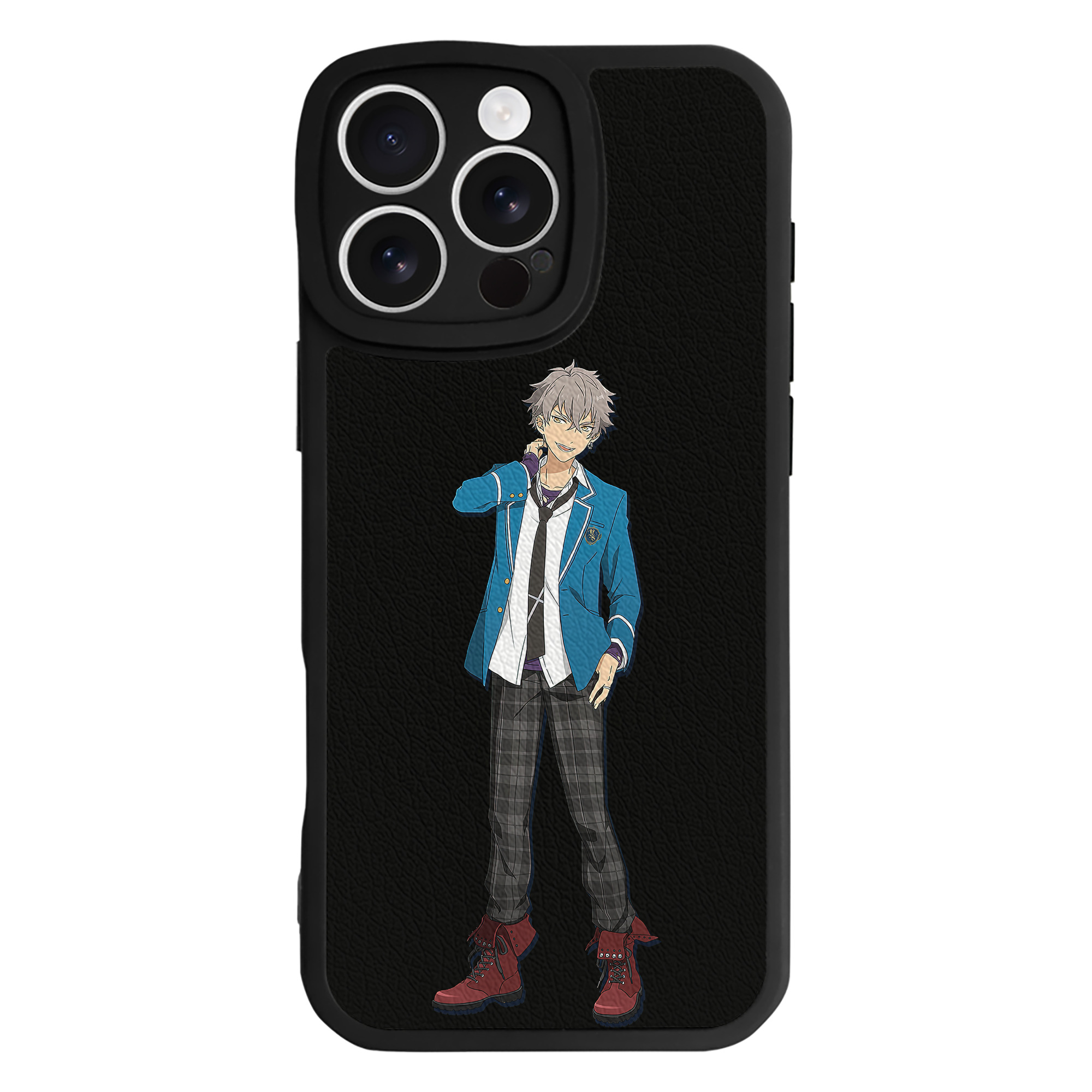 （画像用） あんさんぶるスターズ! Ensemble Stars 【iPhone 16シリーズ対応】シリコンスマホケース（レザー調） 材質：シリコン